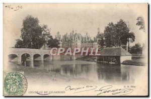 Old Postcard Chateau De Chambord