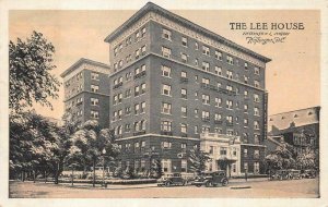 THE LEE HOUSE WASHINGTON DC PERFIN STAMP POSTCARD 1935