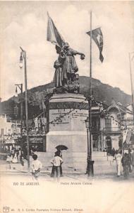 RIO DE JANEIRO BRAZIL~PEDRO ALVARES CABRAL MONUMENT~KUNZLI #48 PUBLISH POSTCARD