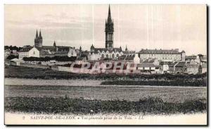 Postcard Old Saint Pol De Leon General view taken of the Way