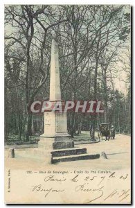 Old Postcard Bois de Boulogne Cross Pre Catelan