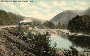 Vintage Postcard 1911 The Berkshire Hills Near Chester Massachusetts Union News