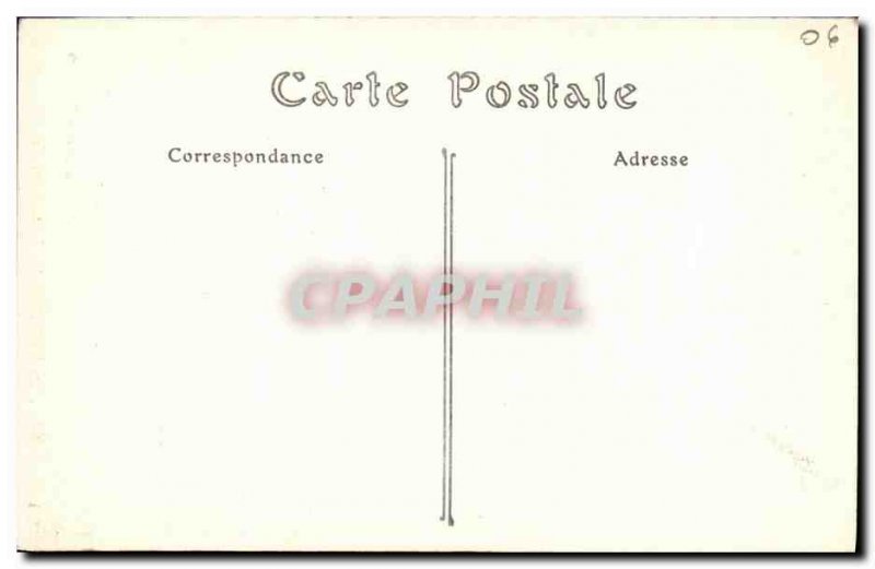 Old Postcard Eze City Entree