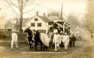 NH - Claremont. 150th Anniversary Parade on Sullivan St, October 26, 1914. *RPPC