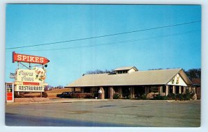 MARYVILLE, Tennessee TN~ Roadside SPIKE'S SIMPLE SIMON Restaurant 1950s Postcard