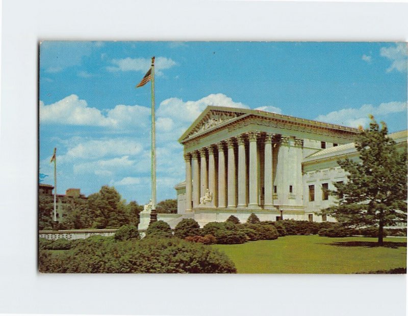 Postcard U.S. Supreme Court Building, Washington, District of Columbia