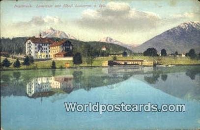 Lansersee mit Hotel Lansersee u Igls Innsbruck Swizerland Unused 