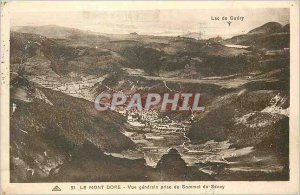 Old Postcard Le Mont Dore Vue Generale taken Summit Sancy