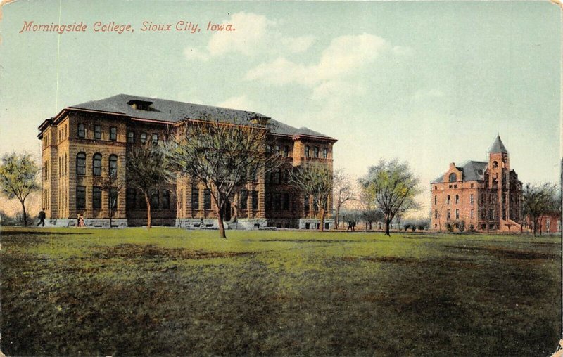 Sioux City Iowa c1910 Postcard Morningside College