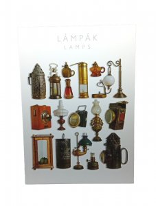 Lamps Collection Vintage Postcard Oil Gas Candle