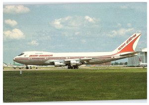 Air India Boeing 747 237B Airplane Postcard