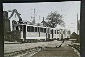 Mint Vintage Switzerland Train 1955 With Auxiliary Forch Depot RPPC 