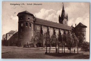 Kaliningrad Russia Postcard Castle Westseite Konigsberg i. Pr 1932 Vintage
