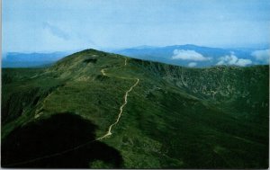 Air View Mt Washington Auto Road White Mountains NH New Hampshire Postcard VTG 