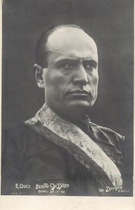 Fascist leader Benito Mussolini Naples 1922 top rare photo Zaccaria Florence