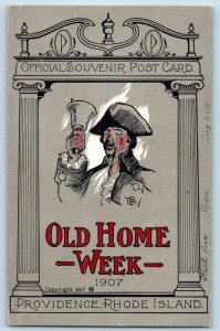 Providence Rhode Island RI Postcard Old Home Week Exterior c1907 Vintage Antique