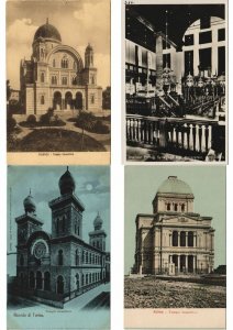 JUDAICA JEWISH 350 Vintage Postcards Incl. SYNAGOGUES (L3736)