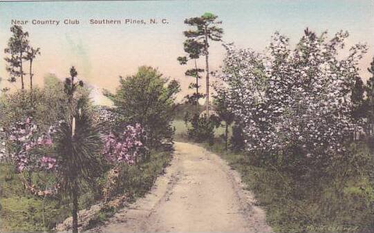 North Carolina Southern Pines Near Country Club Albertype