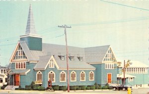 York Beach, ME Maine  STAR-OF-THE SEA CATHOLIC CHURCH  ca1950's Chrome Postcard