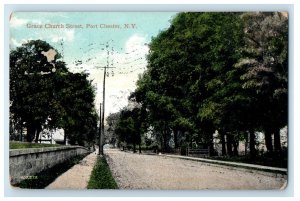 1909 Grace Church Street, Port Chester New York NY Posted Postcard