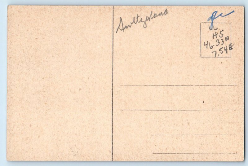 Switzerland Postcard Murren The Blumenthal View c1910 Antique Unposted