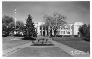 Los Gatos California birds eye view local high school real photo pc Z17770