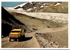 Canada Jasper Snowmobile Touring On The Athabasca Glacier