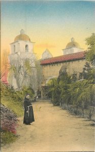 Postcard California Mission Garden Sunny Scenes 1920s  23-5519