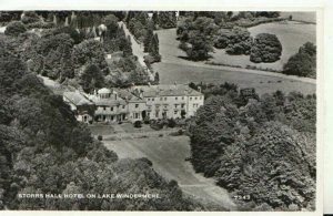 Cumbria Postcard - Storrs Hall Hotel on Lake Windermere - Real Photo Ref TZ8090