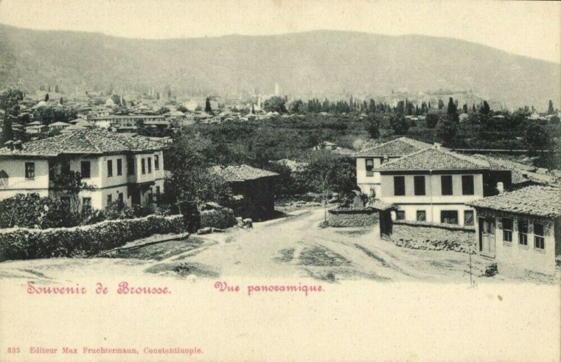 turkey, BURSA BROUSSE, Partial View (1899) Max Fruchtermann 335 Postcard