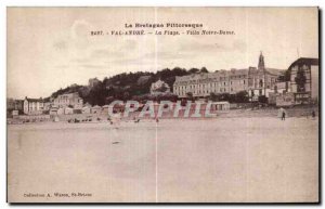 Old Postcard Brittany Picturesque Val Andre Villa La Plage Notre Dame