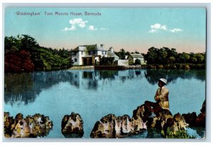 Bermuda Postcard View of Walshingham Tom Moores House c1910 Antique Posted