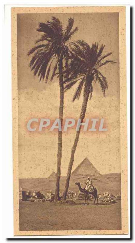 Egypt CPA The pyramids off Gizeh