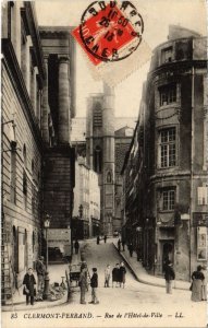 CPA CLERMONT-FERRAND - Rue de l'Hotel de Ville (73018)