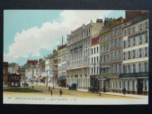 France Boulogne sur Mer QUAI GAMBETTA c1905 Postcard by Levy LL33