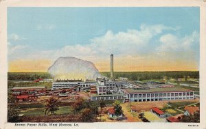 J78/ West Monroe Louisiana Postcard c1940s Brown Paper Mills  Factory  54