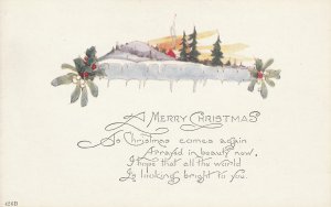 11787 A Merry Christmas Postcard