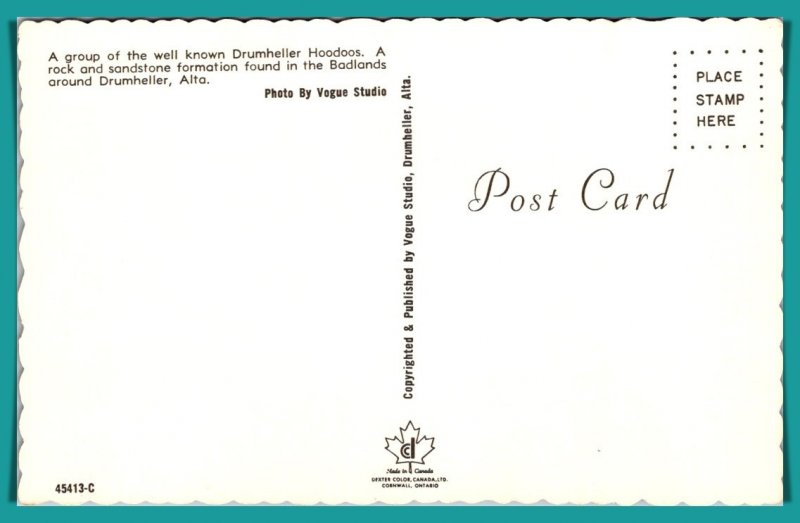 Canada, Alberta, Drumheller - Hoodoos - Badlands Rock formations - [FG-395]