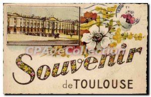 Old Postcard Souvenir From Toulouse