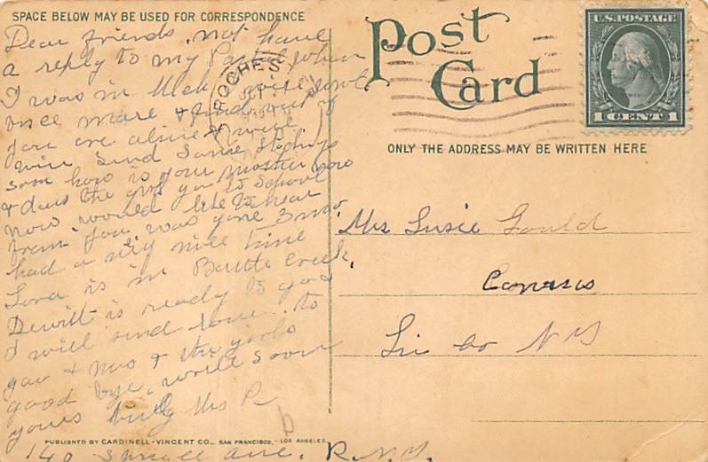 Busch's Arroyo Gardens Pasadena California Postcard