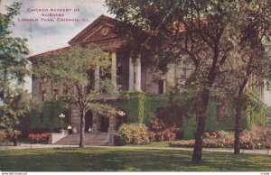 CHICAGO, Illinois, 1900-1910s; Chicago Academy Of Sciences, Lincoln Park