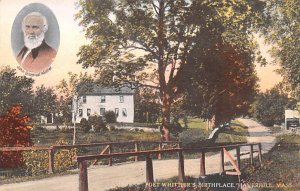 Poet Whittier's Birthplace Haverhill, Massachusetts MA  