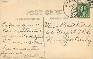 Inn 1915 Sharon Connecticut roadside RPPC real photo postcard 738