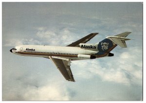 Alaska Airlines Boeing 727-81 City of Valdez Airplane Postcard