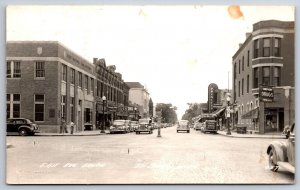 St James Minnesota~First Avenue South~Princess Theatre~Drug Store~1947 RPPC