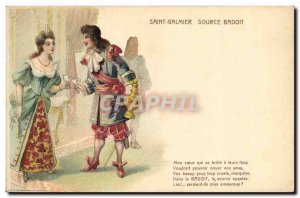 Postcard Old Advertisement Source Badoit Saint Galmier