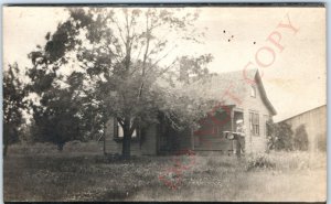 c1910s Beekeeper Veil Hat +Beehive Comb RPPC RARE Real Photo Honeycomb Bees A137