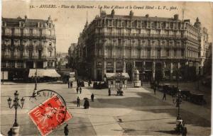 CPA ANGERS - Place du Ralliement - La Rue d'Alsace et le Grand Hotel (165266) 
