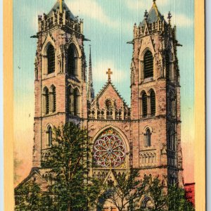 1935 Newark NJ Beautiful American Cathedral Sacred Heart Church Antiquitech A226