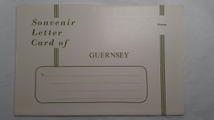 Postcard Guernsey - Souvenir Letter Card of Guernsey